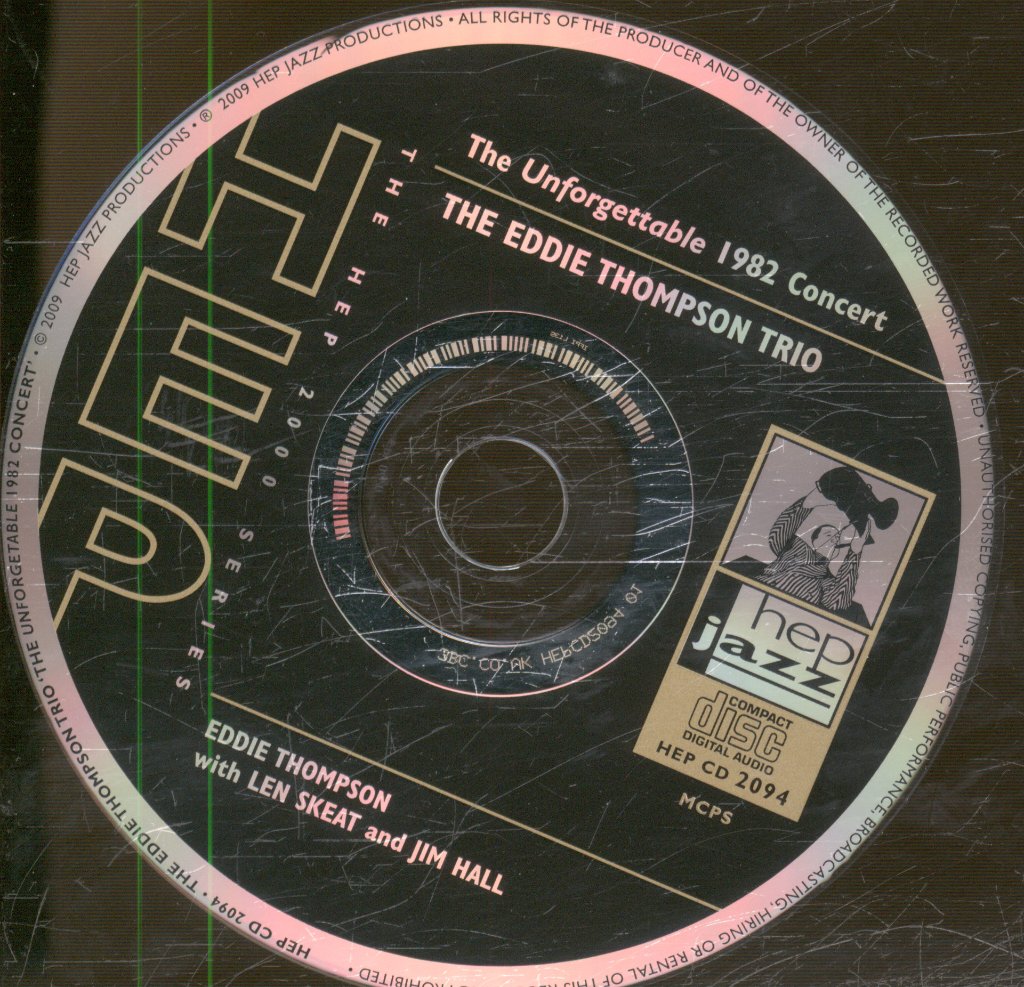 Eddie Thompson Trio - /unforgettable 1982 Concert - Cd