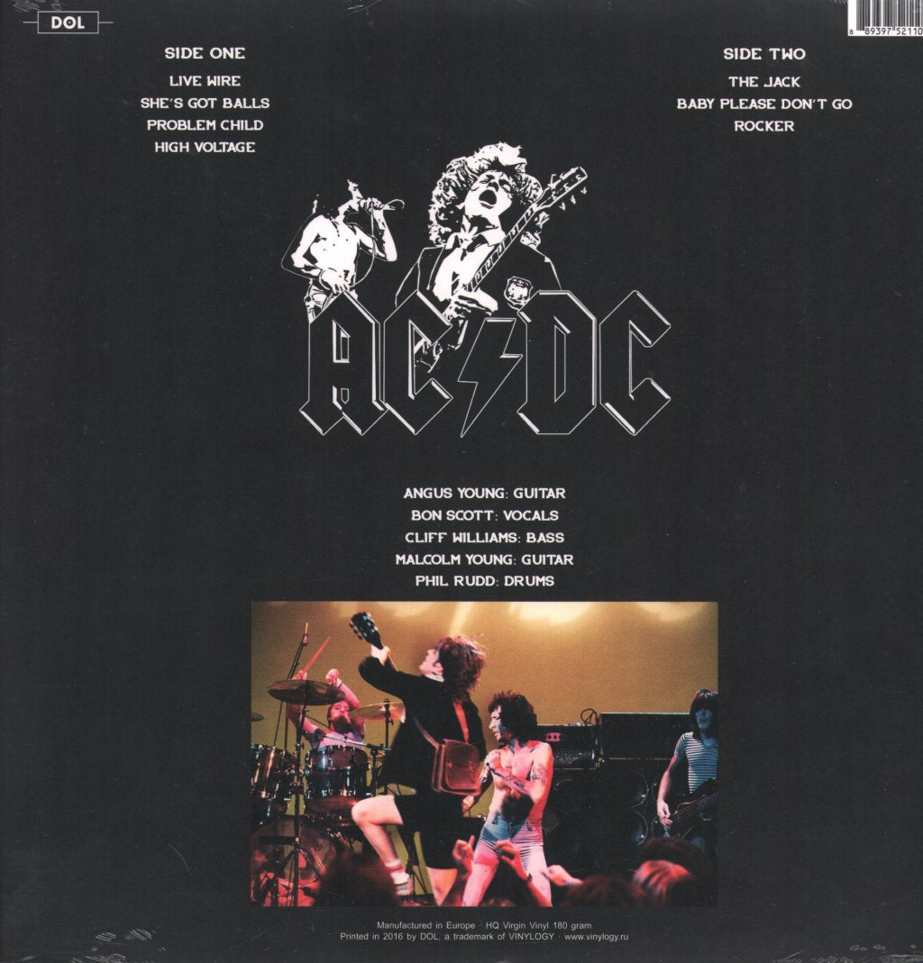 AC/DC - Live At Agora Ballroom, Cleveland August 22nd, 1977 - Lp