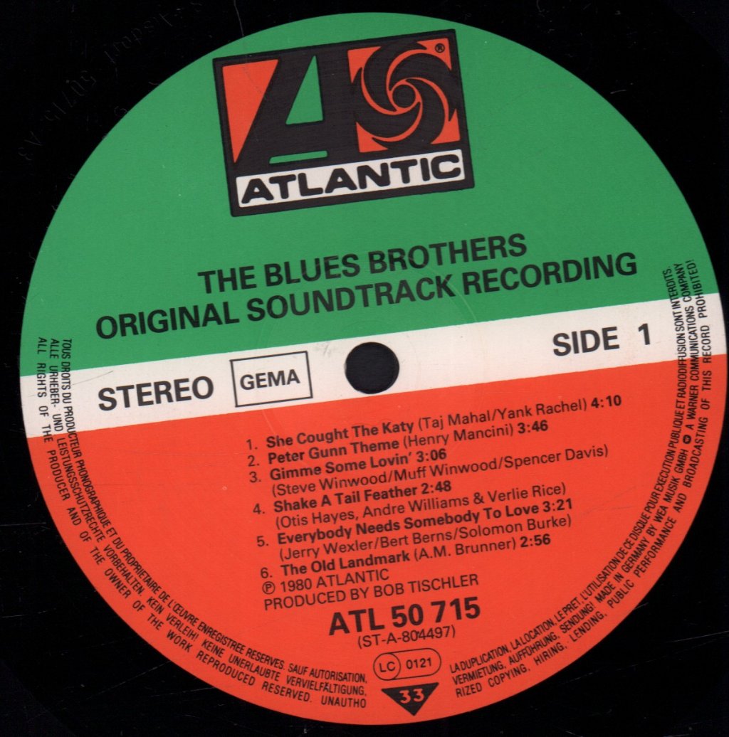 Blues Brothers - Original Soundtrack Recording - Lp