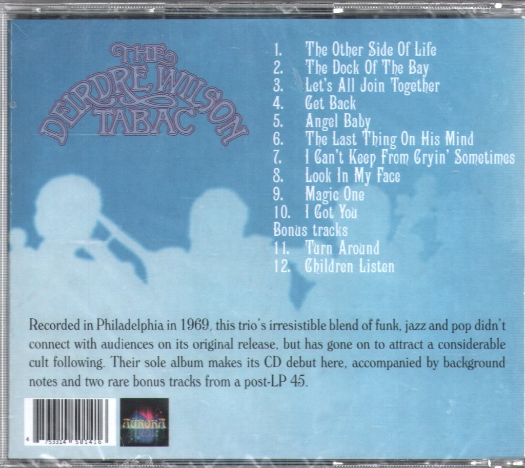 Deirdre Wilson Tabac - Deirdre Wilson Tabac - Cd