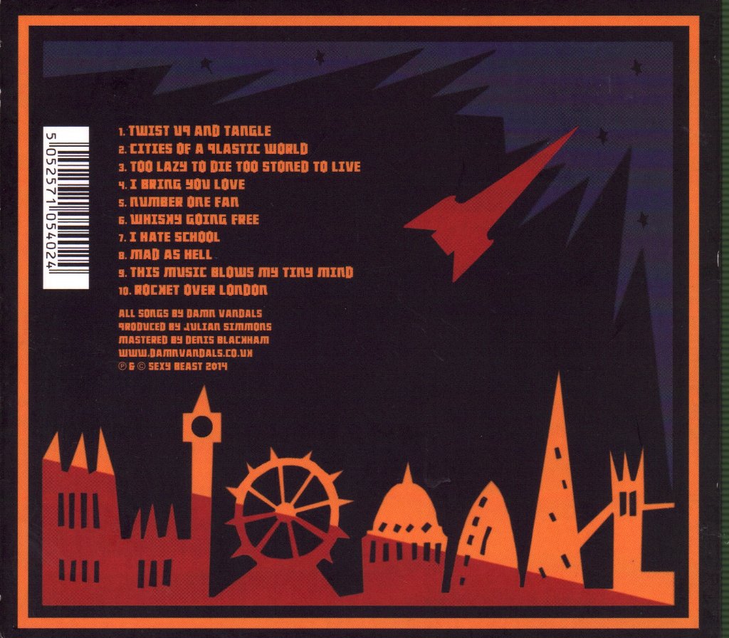 Damn Vandals - Rocket Out Of London - Cd