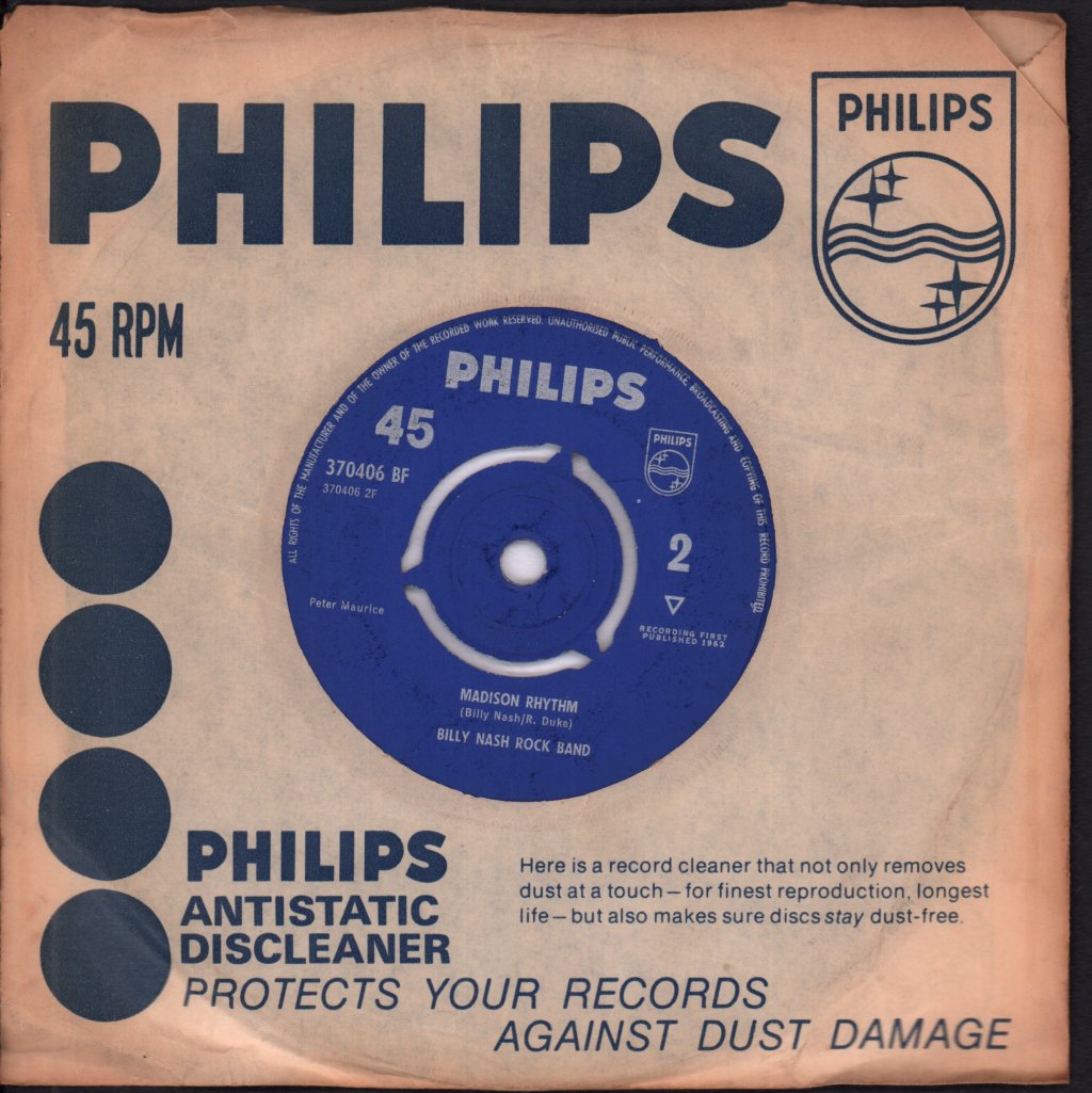 Billy Nash Rock Band - Madison Step - 7 Inch