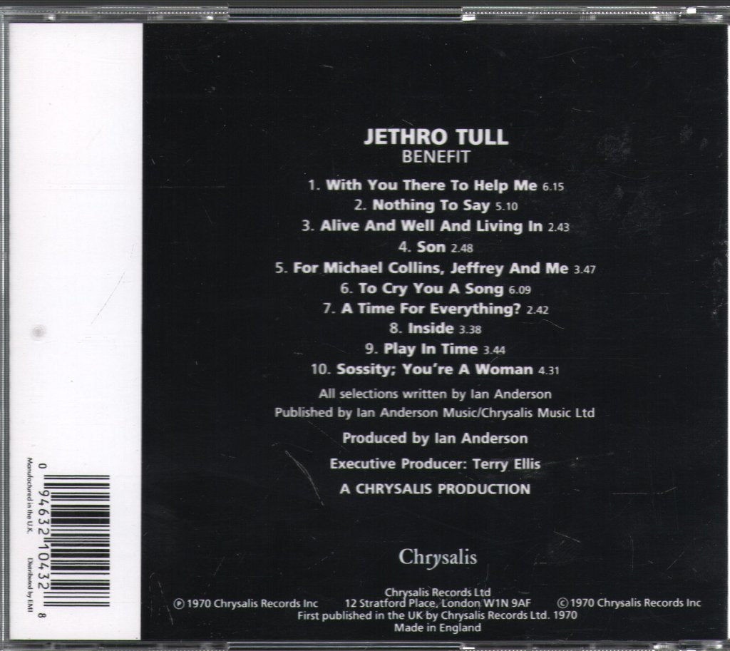 Jethro Tull - Benefit - Cd