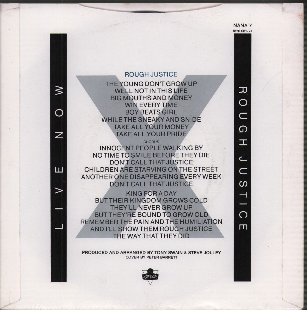 Bananarama - Rough Justice - 7 Inch