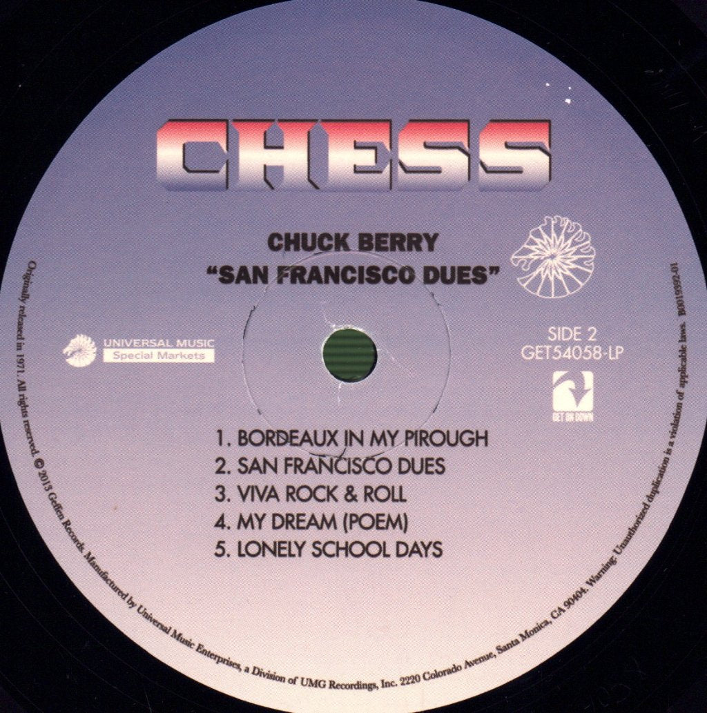 Chuck Berry - San Francisco Dues - Lp