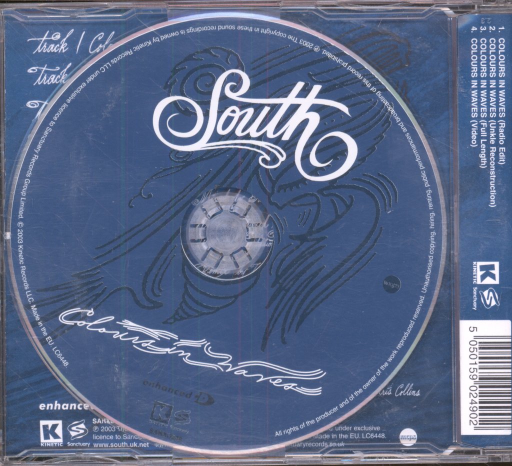 South - Colours In Waves - Cd