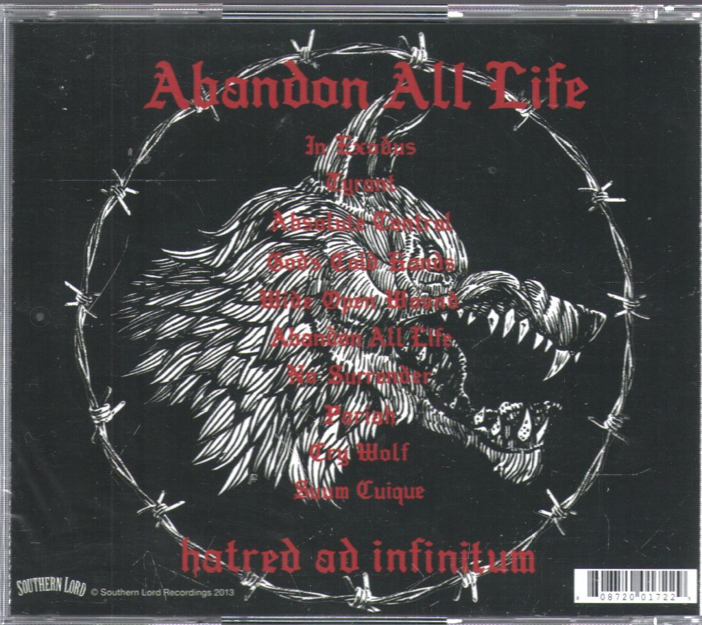 Nails - Abandon All Life - Cd