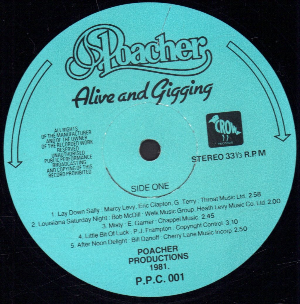 Poacher - Alive And Gigging - Lp