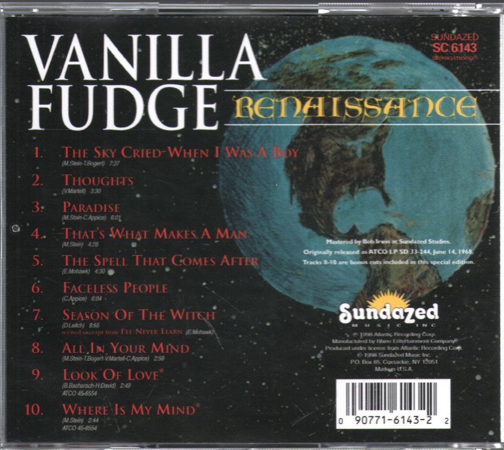 Vanilla Fudge - Renaissance - Cd