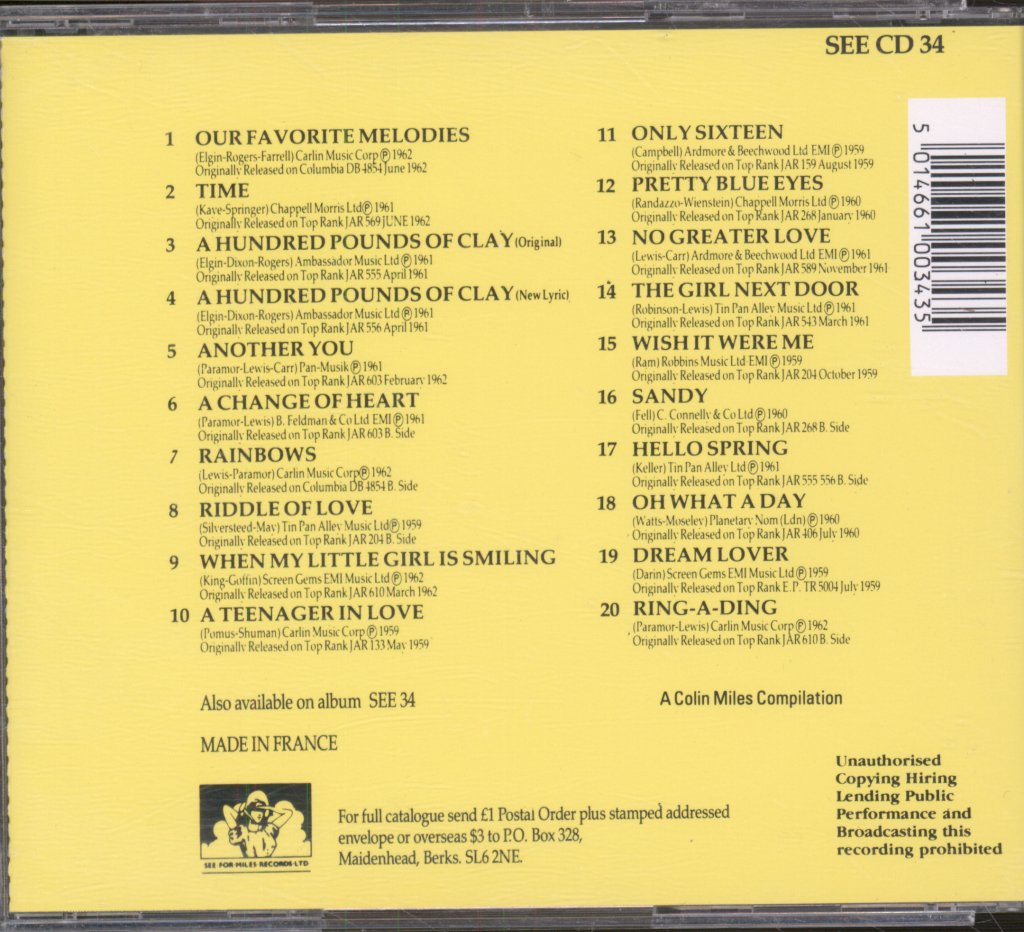 Craig Douglas - Only 16 - Cd