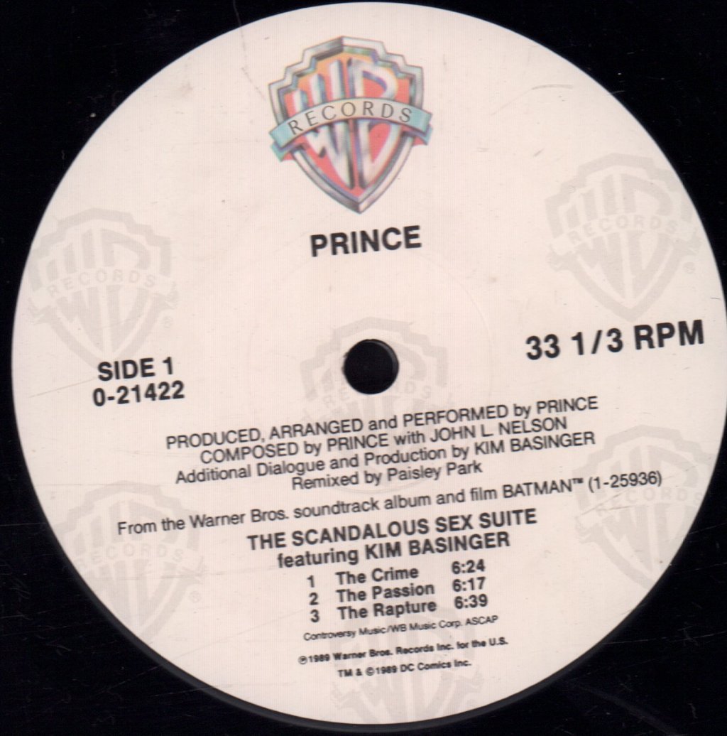 Prince - Scandalous Sex Suite - 12 Inch