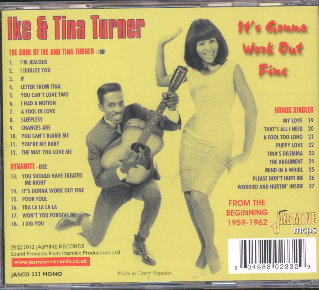 Ike & Tina Turner - It's Gonna Work Out Fine - From The Beginning 1959-1962 - Cd