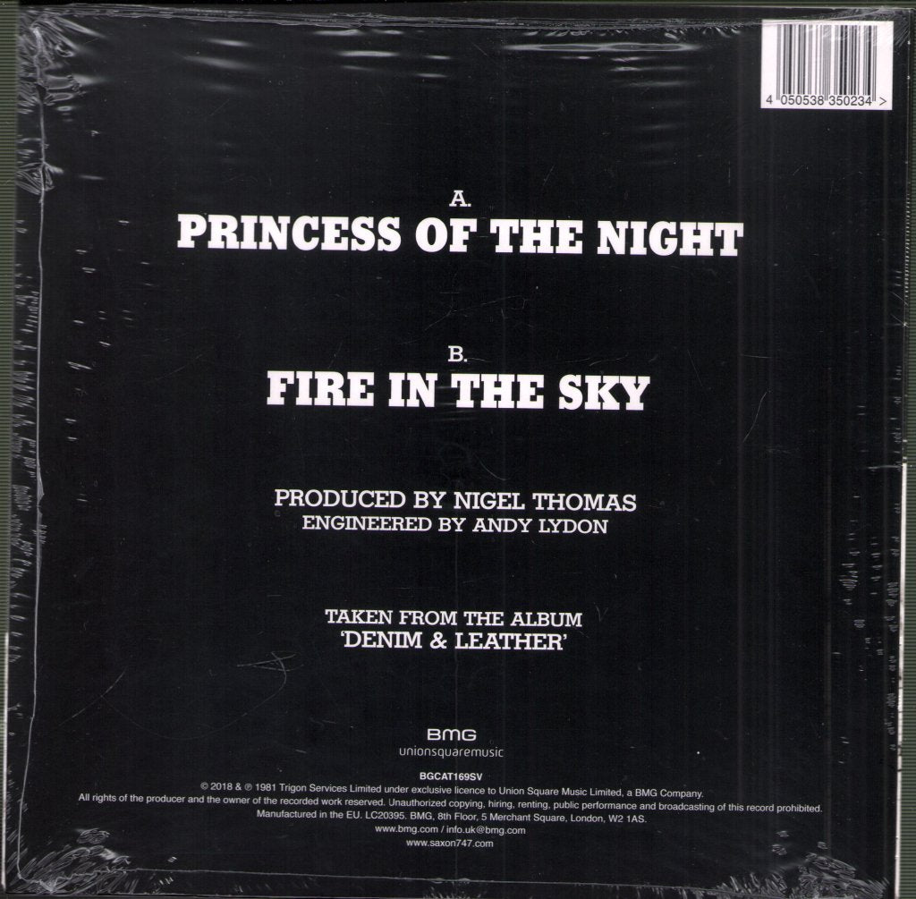 Saxon - Princess Of The Night - 7 Inch