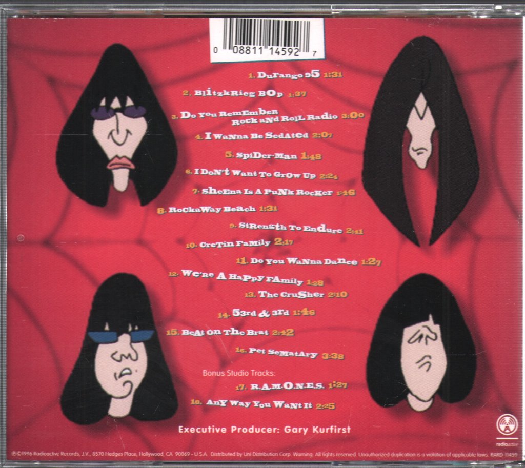 Ramones - Greatest Hits Live - Cd