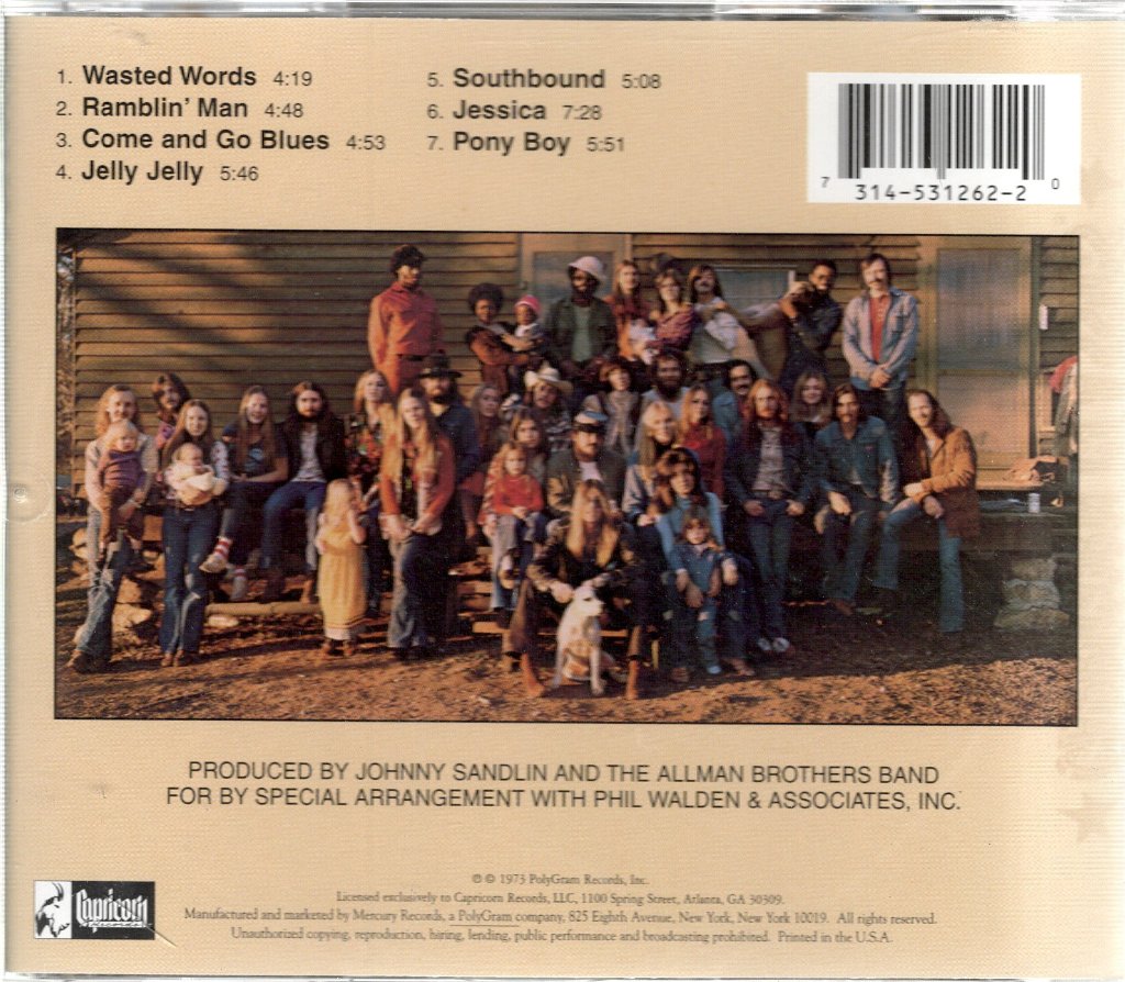 Allman Brothers Band - Brothers and Sisters - Cd