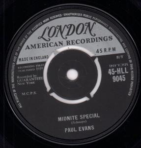 Paul Evans - Midnite Special - 7 Inch