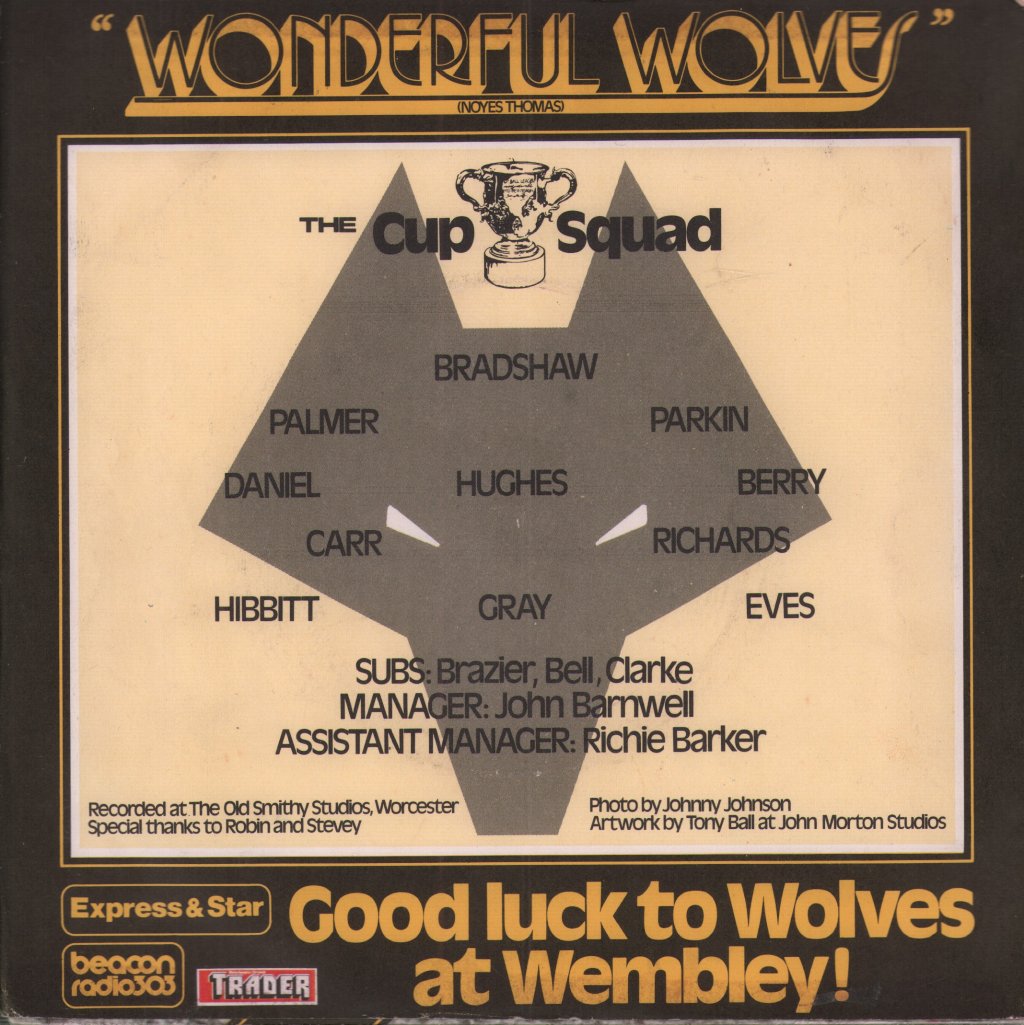 Wolves Cup Squad - Wonderful Wolves - 7 Inch