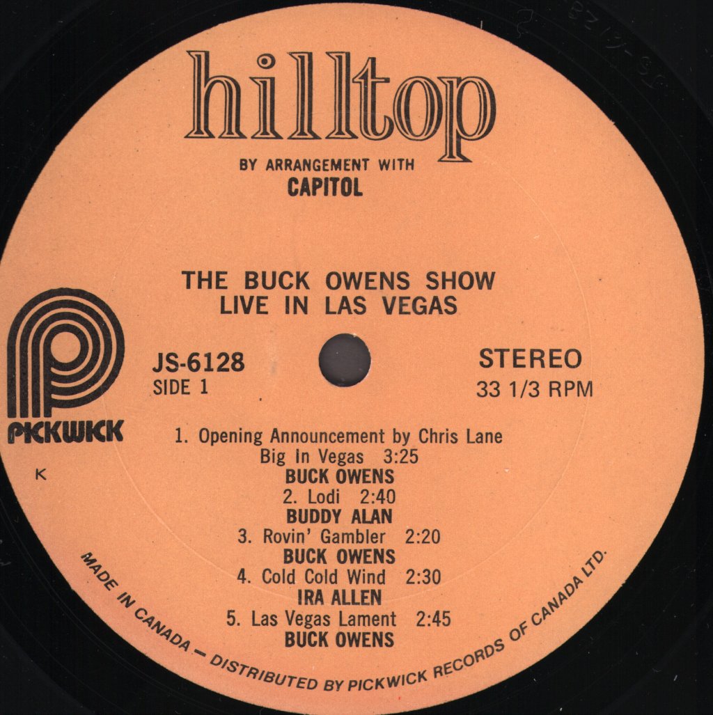 Buck Owens - Buck Owens Show Live In Las Vegas! - Lp
