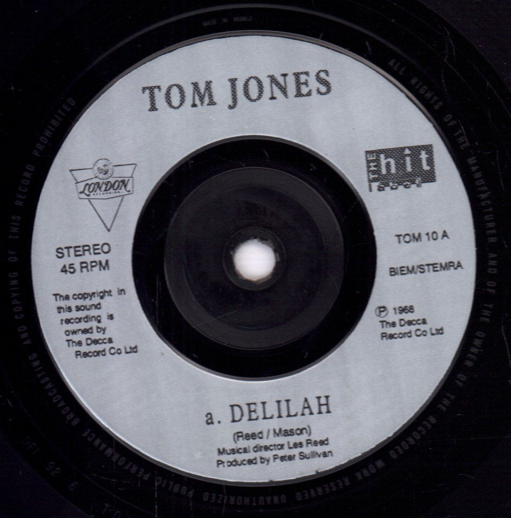 Tom Jones - Delilah - 7 Inch