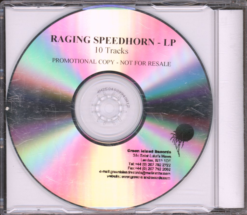 Raging Speedhorn - Raging Speedhorn - Cdr