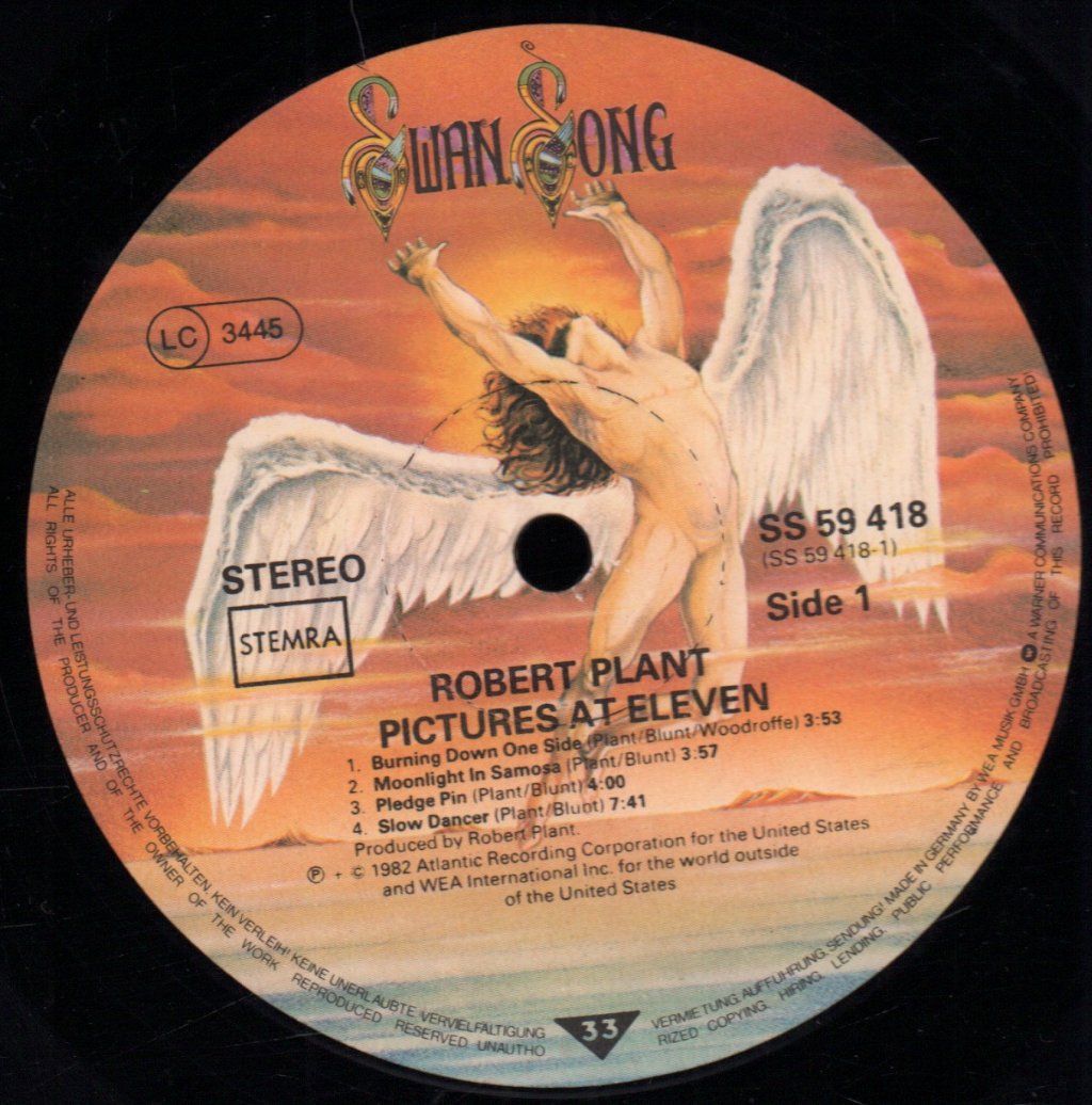 Robert Plant - Pictures At Eleven - Lp