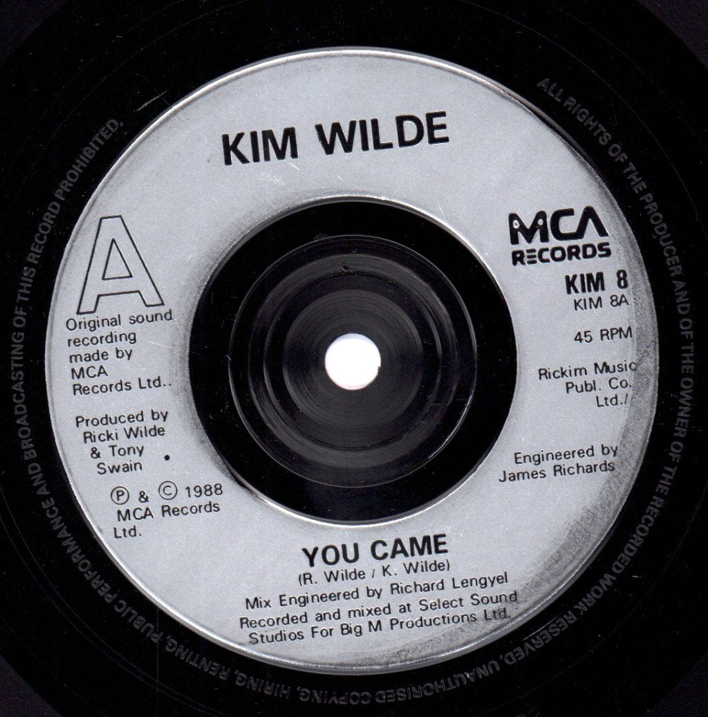 Kim Wilde - You Came - 7 Inch