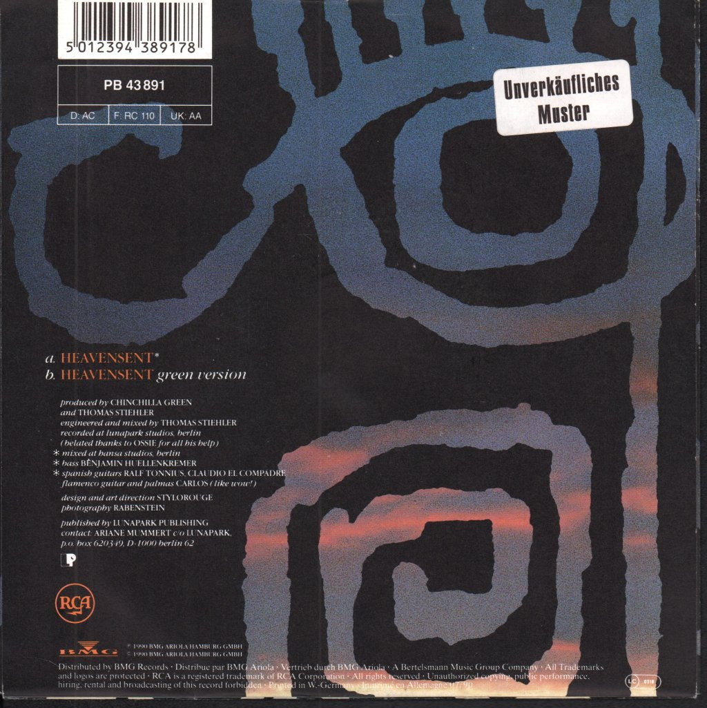 Chinchilla Green - Heavensent - 7 Inch