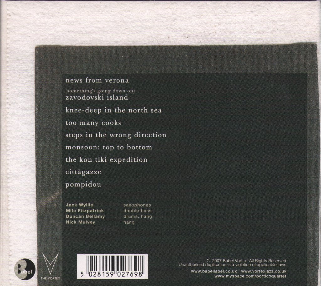 Portico Quartet - Knee-Deep In The North Sea - Cd