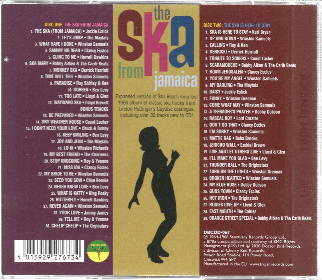 Various Artists - Ska From Jamaica - Double Cd