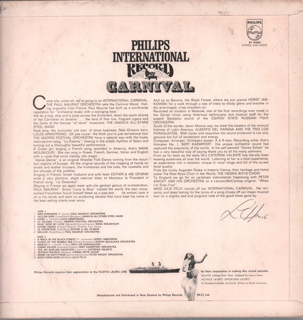 Various Artists - Philips International Record Carnival - Lp