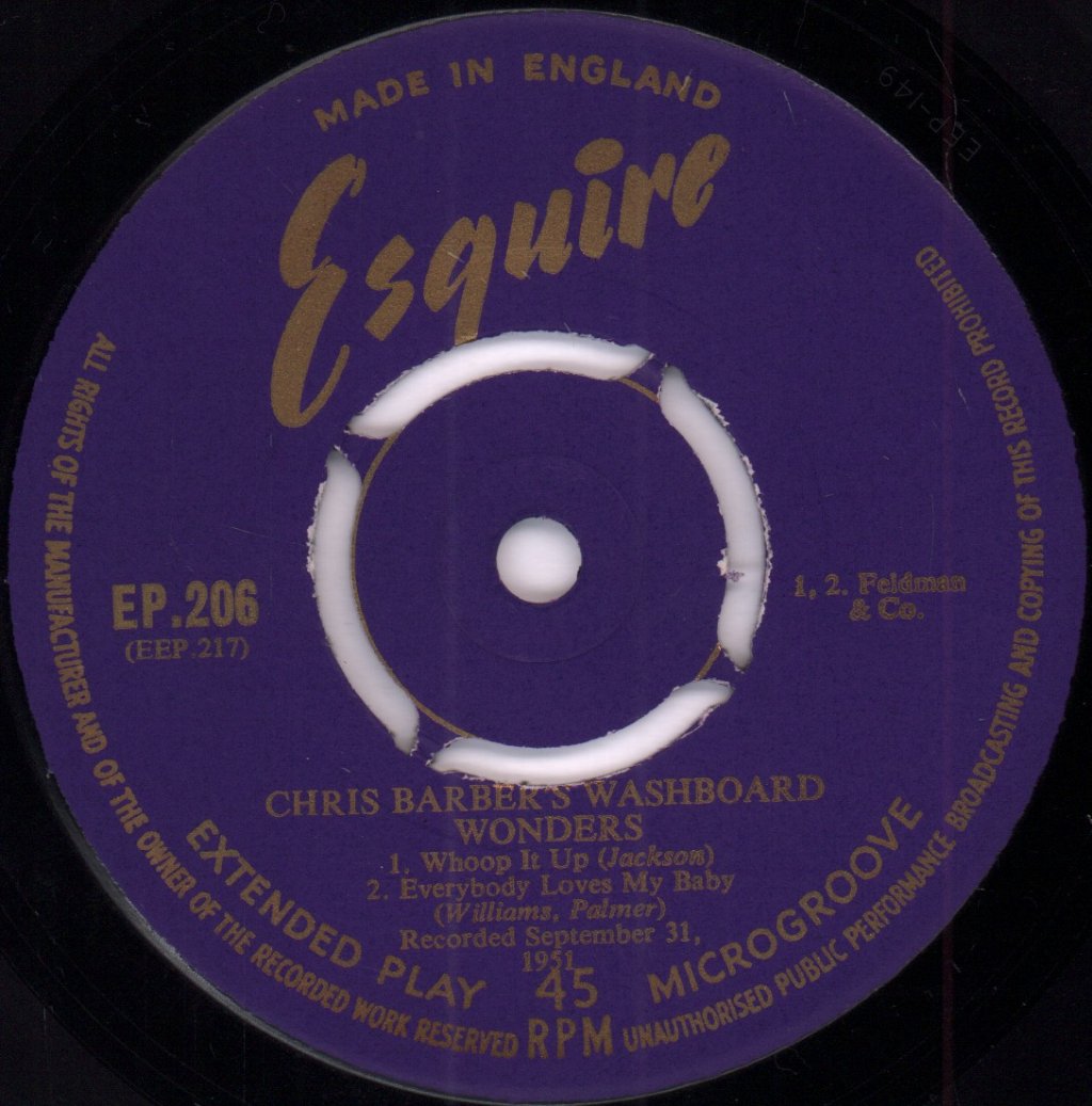 Chris Barber - Not In Hi Fi - 7 Inch