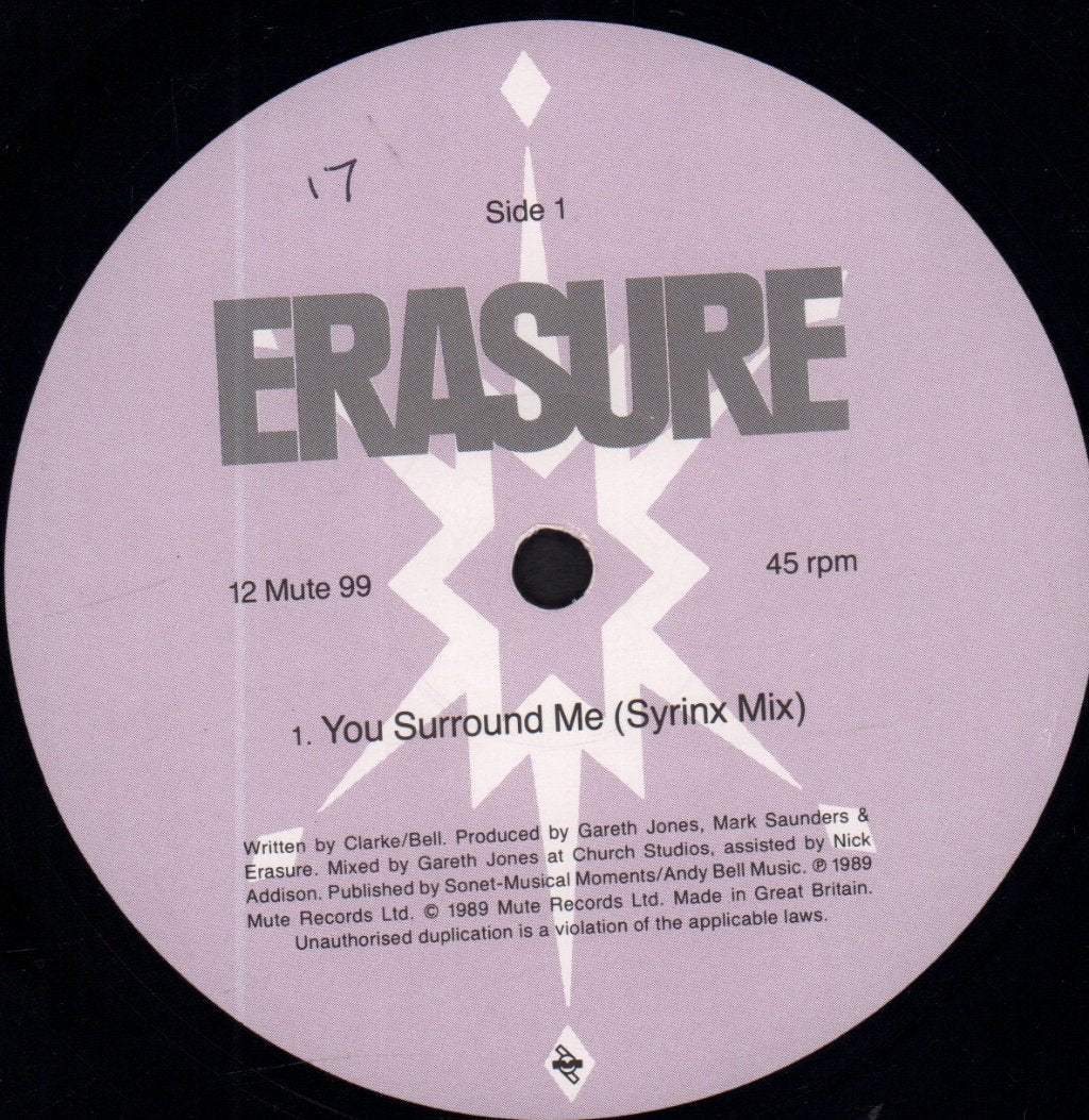Erasure - You Surround Me - 12 Inch