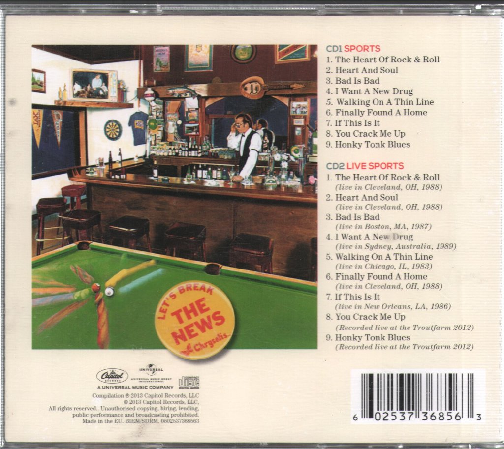 Huey Lewis & The News - Sports - Double Cd