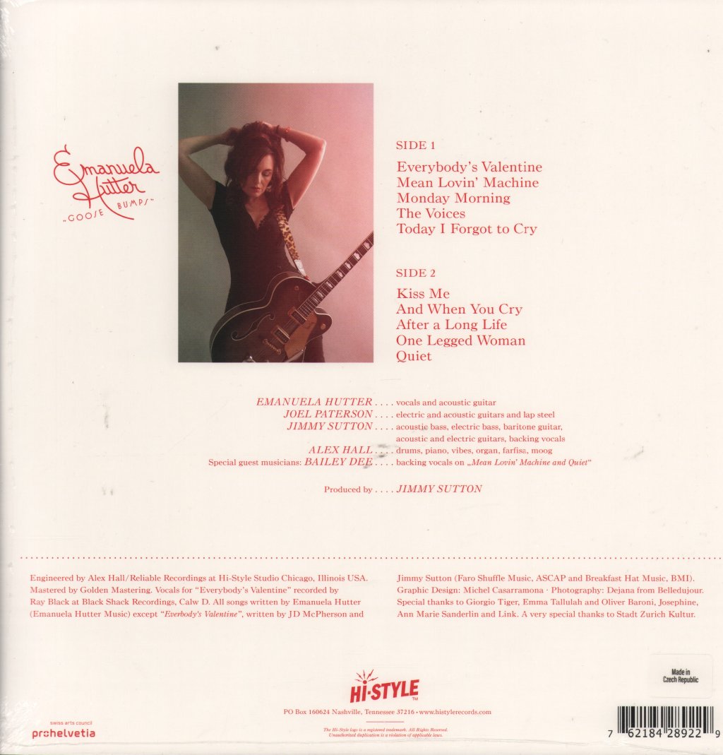 Emanuela Hutter - Goose Bumps - Lp