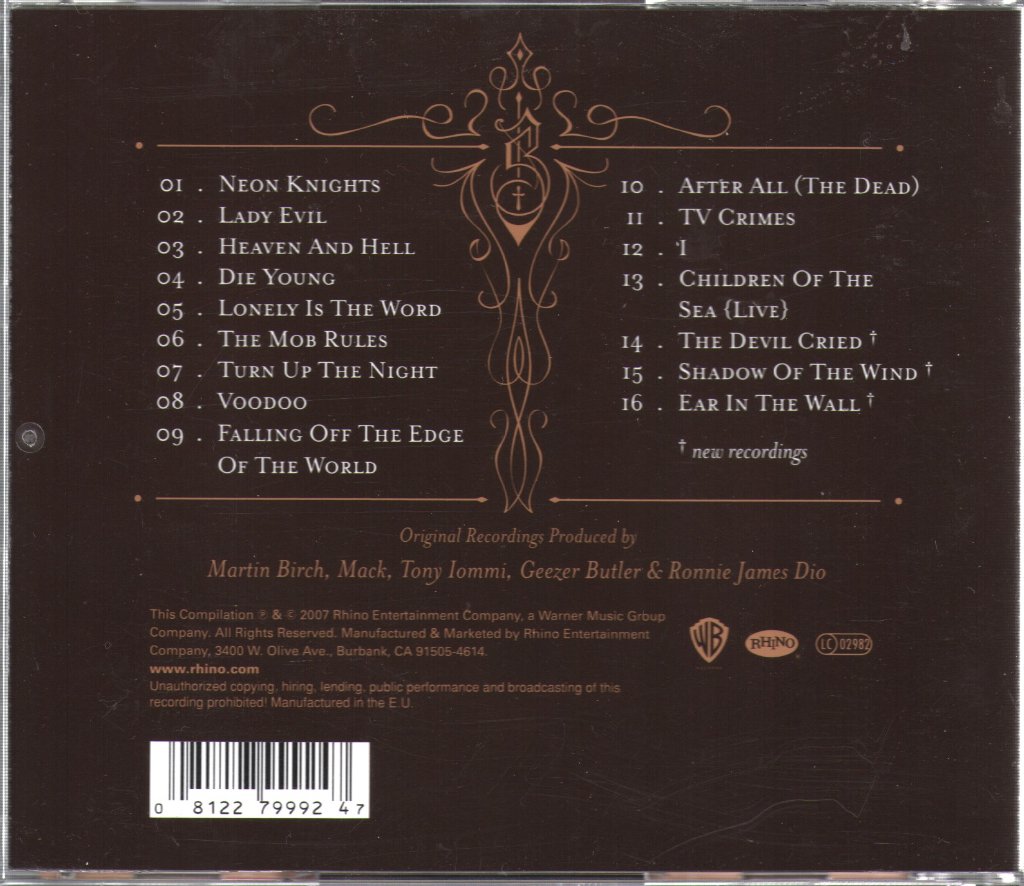 Black Sabbath - Dio Years - Cd