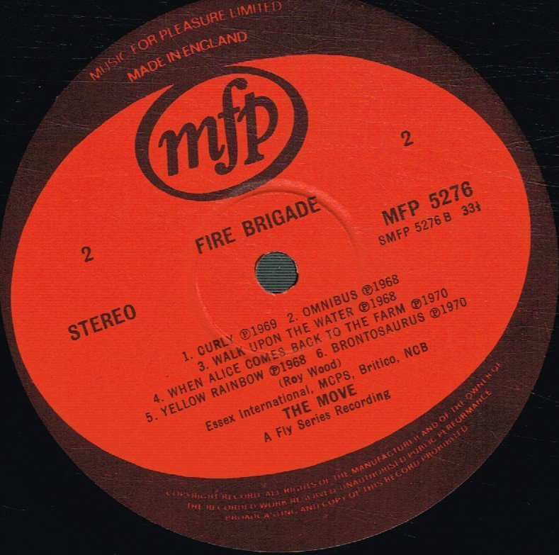 Move - Fire Brigade - Lp