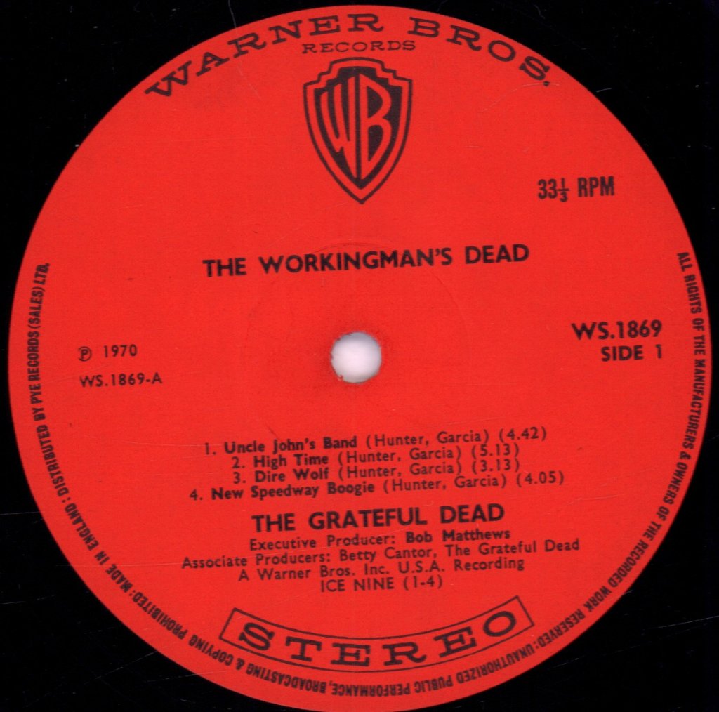 Grateful Dead - Workingman's Dead - Lp