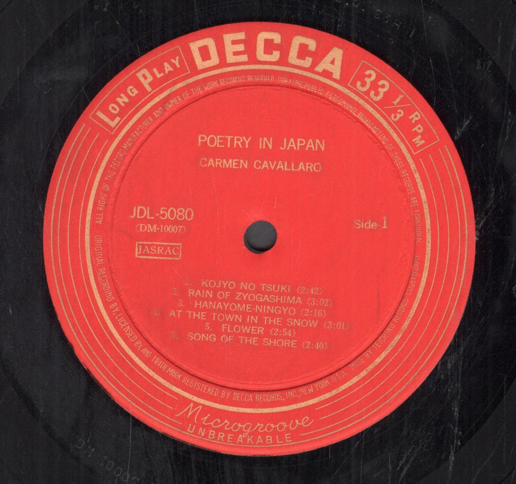 Carmen Cavallaro - Poetry In Japan - Lp