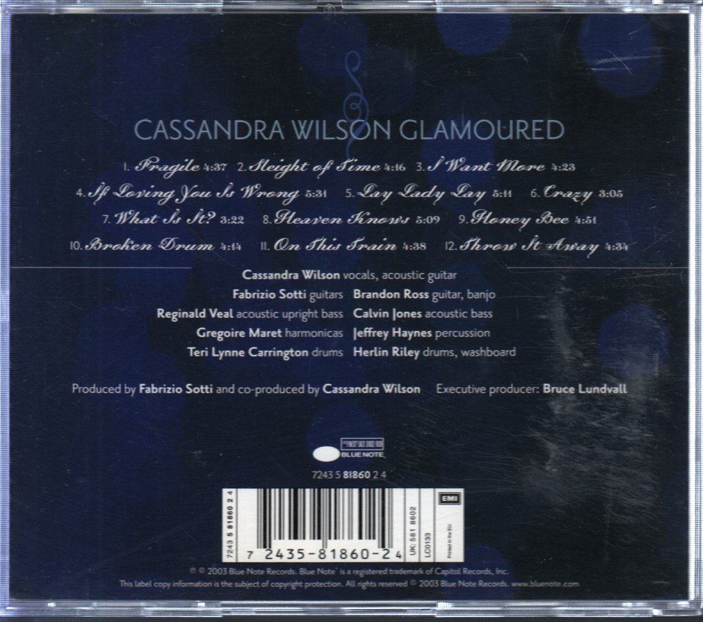 Cassandra Wilson - Glamoured - Cd