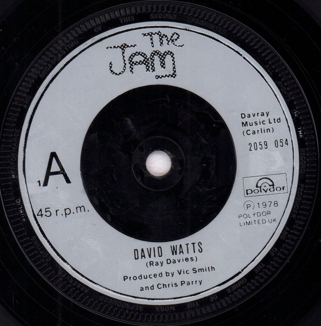 Jam - David Watts - 7 Inch