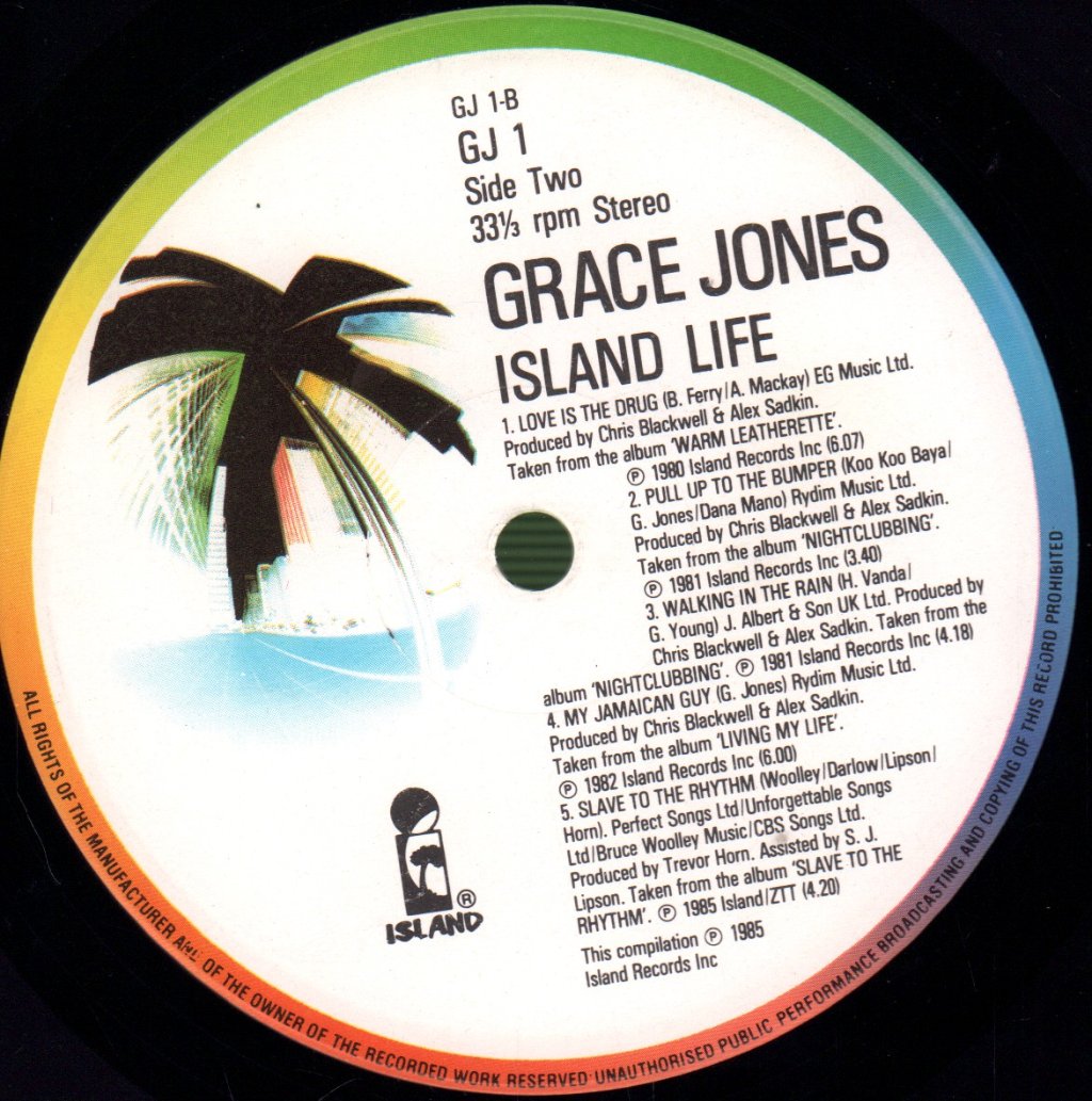 Grace Jones - Island Life - Lp