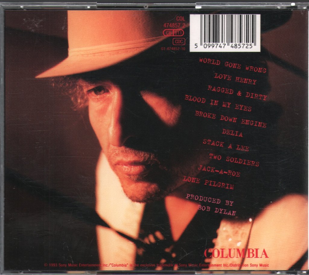 Bob Dylan - World Gone Wrong - Cd