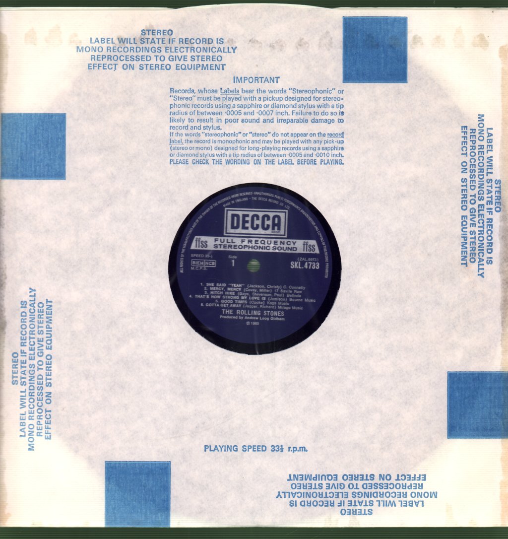 Rolling Stones - Out Of Our Heads - Lp