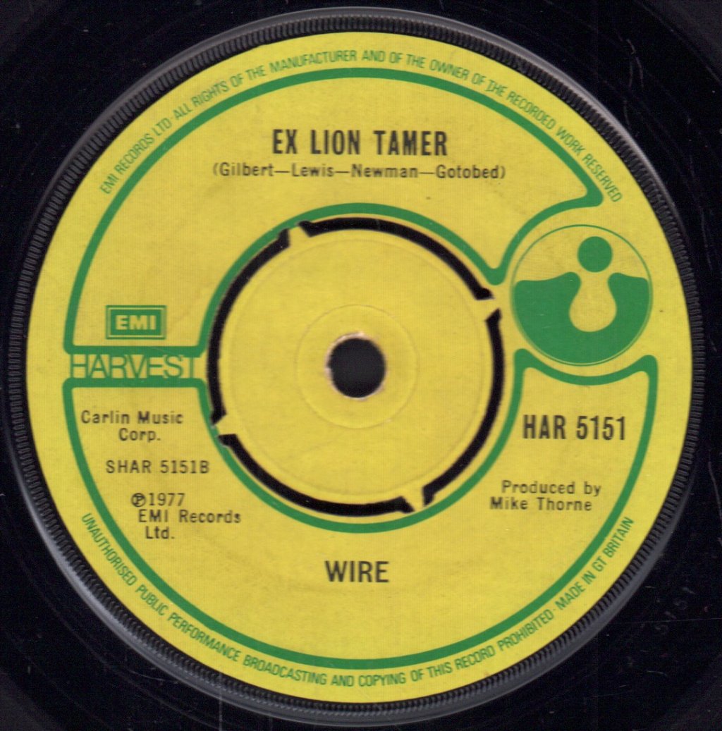 Wire (New Wave Group) - I Am The Fly - 7 Inch