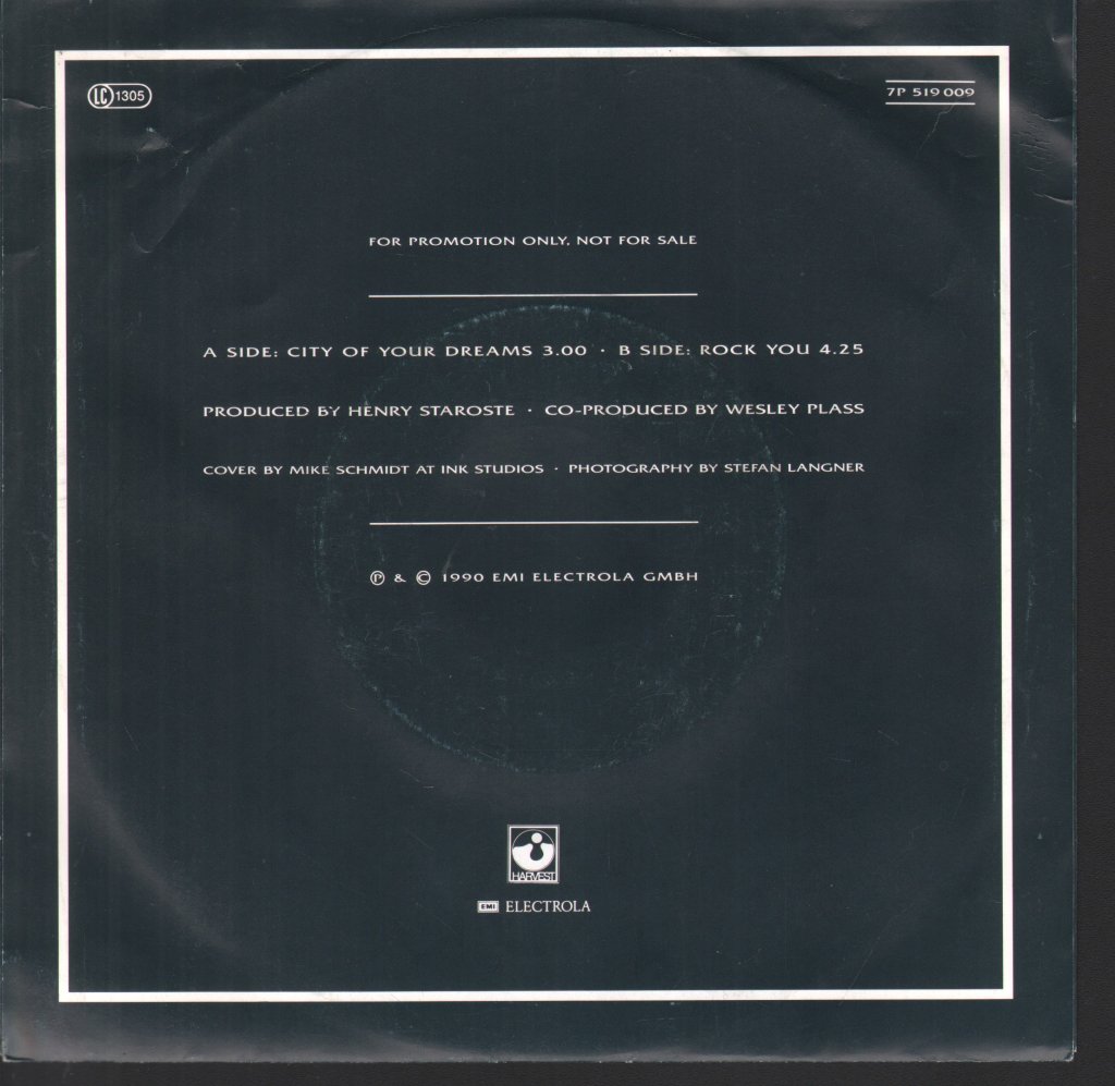 Boysvoice - City Of Your Dreams - 7 Inch