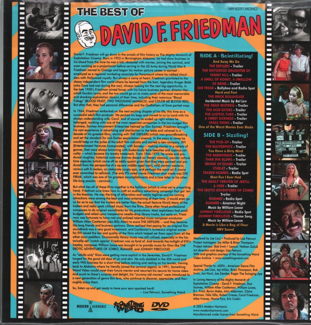 Something Weird - Best of David F. Friedman - Lp