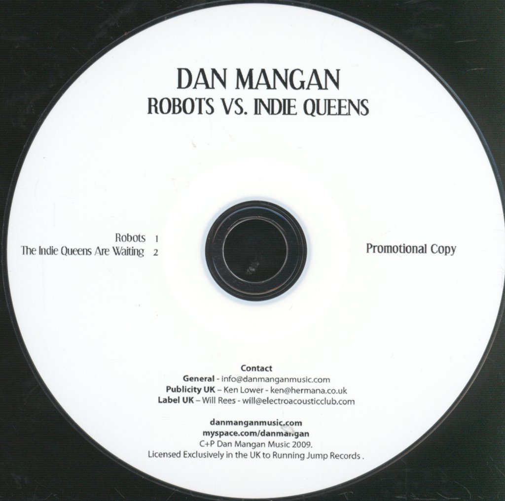 Dan Mangan - Robots Vs. Indie Queens - Cdr