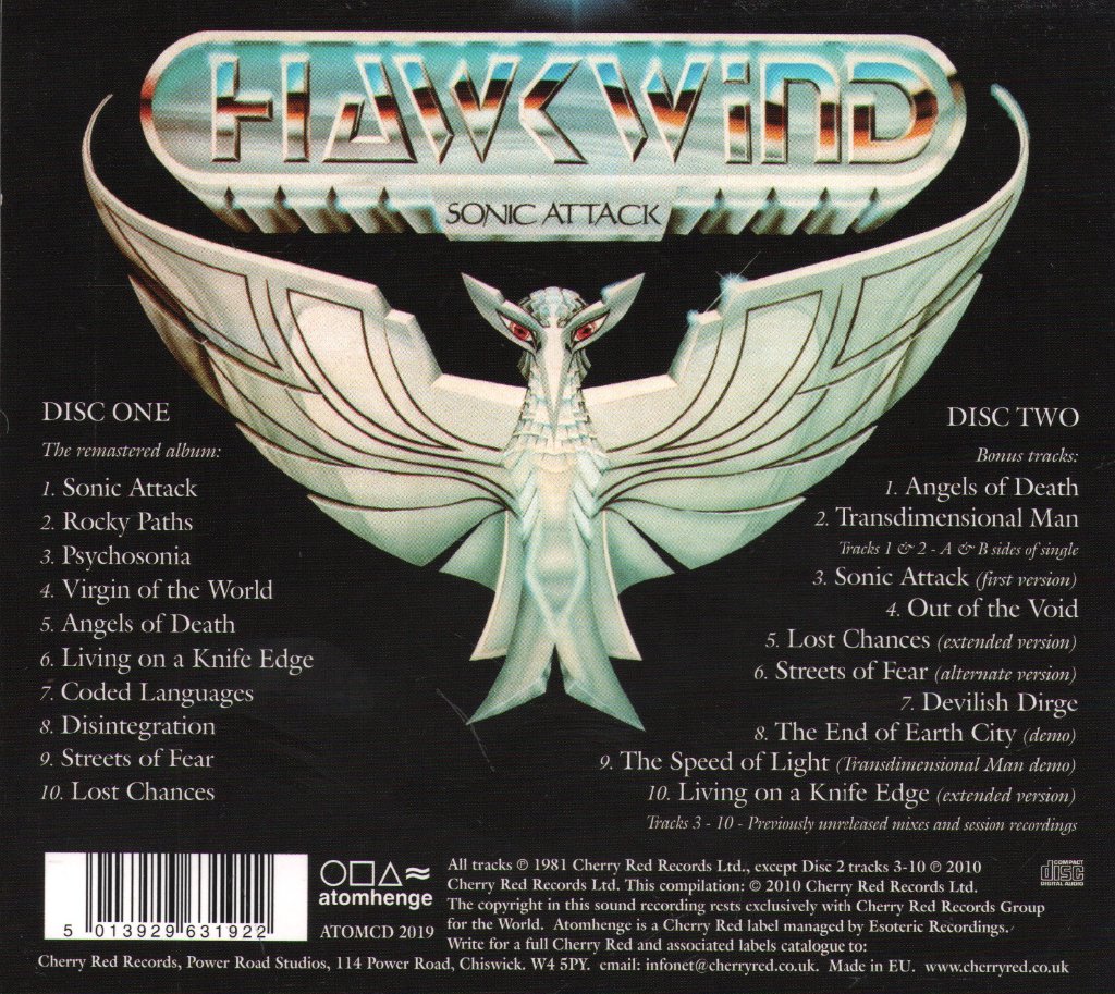 Hawkwind - Sonic Attack - Double Cd