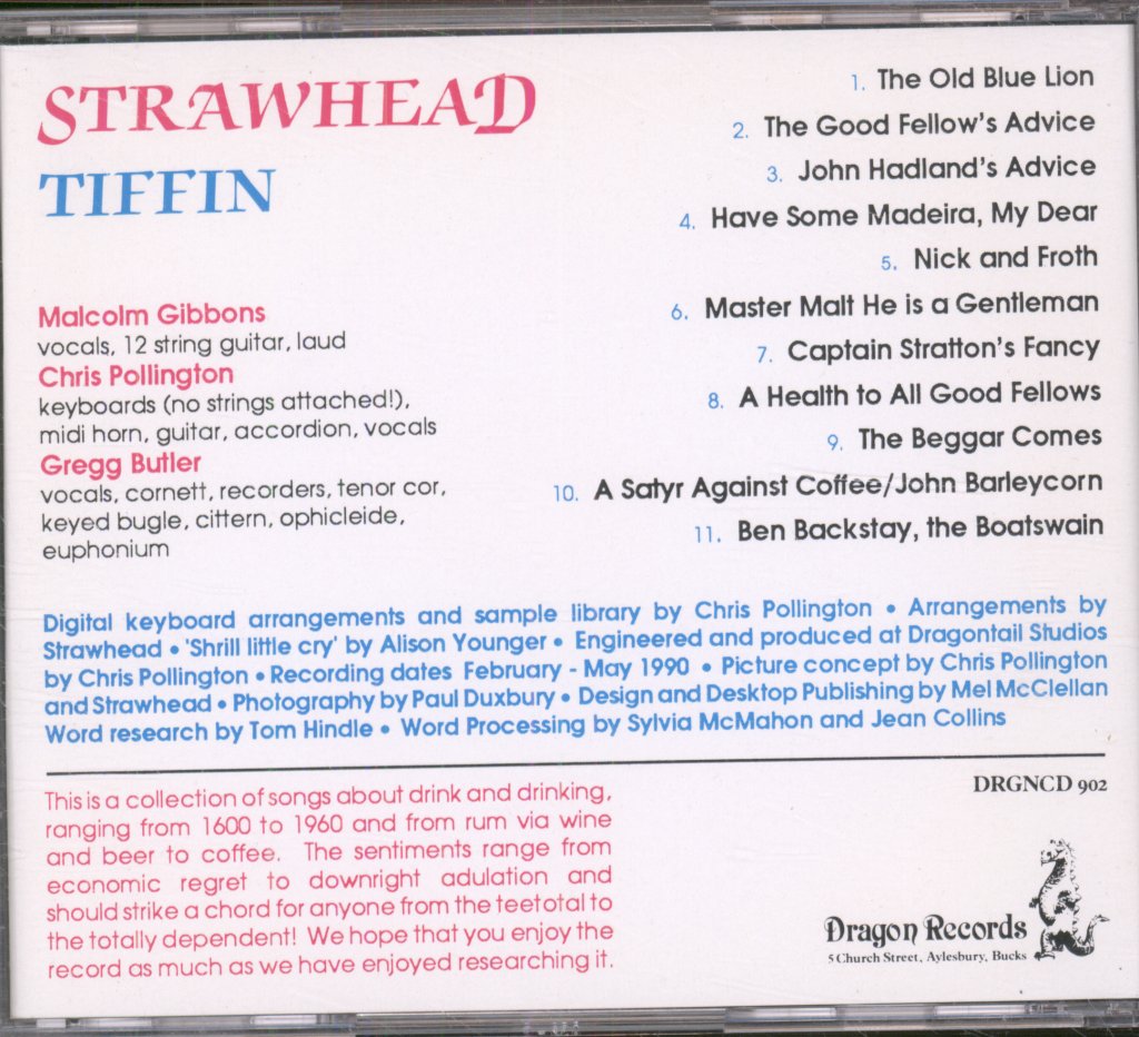 Strawhead - Tiffin - Cd