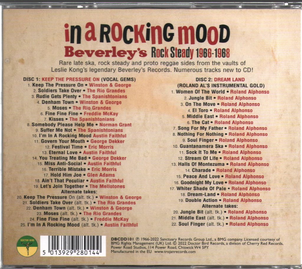 Various Artists - In A Rocking Mood - Double Cd